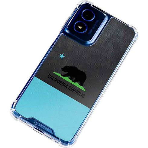 California Neon Republic Moto G 5G (2024) Clear Case